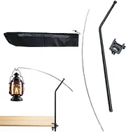 Portable Light Pole | Table Light Shelf for Camping | Garden Picnic Supplies, Lighting Rack Accessories, Installation Bracket for Backpacking Hiking