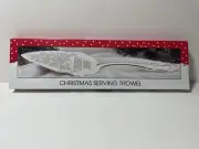 International Silver Serving Silverplate 11” Cake Pie Server Merry Christmas ‘97