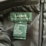 LAUREN RALPH LAUREN 黑色 真皮皮裙 真皮短裙 A字裙