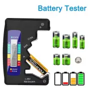 Universal Digital Battery Tester Capacity Gauge AAA AA C D N 1.5V 9V Button Cell