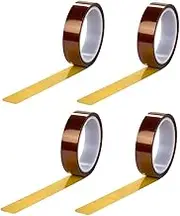 Double-Sided Heat Resistant Tape 4 Rolls Adhesive Heat Tape Insulation