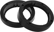 2 Pcs Speaker Spacer Rings Durable Plastic Mounting Brackets for Car Audio Thickness Vehicle Speaker Gaskets Vibration Isolation for Enhanced Sound Quality