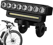 BIIKE 500 Lumens LED Bike Lights Anti-Glare Waterproof Quick Release 6 Modes Powerful Rear Light