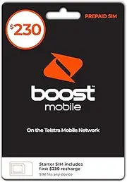 Boost Prepaid Sim Starter Pack $230
