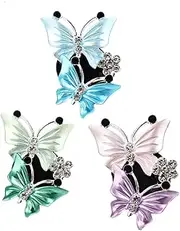 Vaguelly 3pcs Perfume Clip Diffuser for Essential Oils Essential Oil Diffusers Automatic Air Freshener Car Diffuser Clips Car Vent Clip Charms Essential Oil Car Diffuser Aroma Car Clip