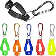 6Pcs Glove Clips for Work Glove Holders Glove Belt Clip with Metal Carabiners for Construction Worker Guard Labor