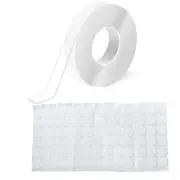 216 PCS Nano Double Sided Adhesive Dots and 5 Meter Nano Double Sided Tape Set,