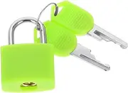 ROMANSENTIAL Luggage Locks Suitcase Locks with Keys Small Padlocks Mini Keyed Padlocks Colored Travel Lock for Luggage Lock Backpack Gym Locker Laptop Bag