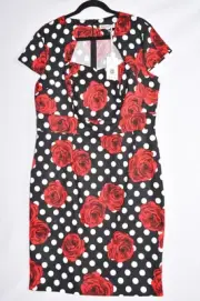 GRACE KARIN Women's 50s Vintage Dress Cap Sleeve Pencil Dress Size XL