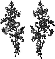 Lace Applique，Embroidered Appliques， for Evening Dresses Lace Applique, Embroidery Fabric Decorative Patch Sewing Accessories