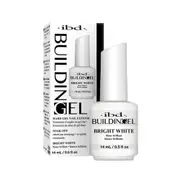 IBD Soak Off LED UV Building Builder Hard Gel Polish Nail BIAB Bright White 14ml