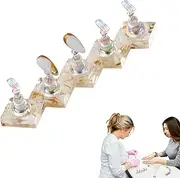 Nail Stand - Portable Nails Display Practice | Professional Artificial Storage For Salon Makeup Enthusiast Beginner- Practice -Display