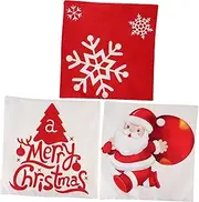 PLAFOPE Xmas Pillow Covers Pillow Protector Case Decorative Pillowcase Set Christmas Pattern