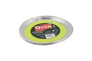 15 x Aluminum Round Pizza Foil Trays Pan BBQ Disposable Oven Baking Party TRAY Pie