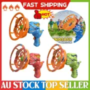 Dinosaur Bubble Gun Automatic Bazooka Soap Water Bubble Machine Toy Electric FEV