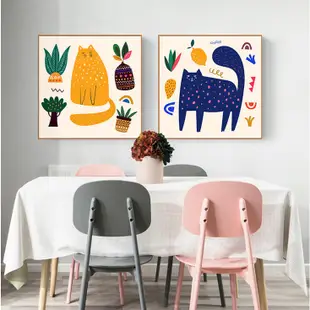 水果與貓－掛畫 裝飾畫－森活小飾 Lifedecor