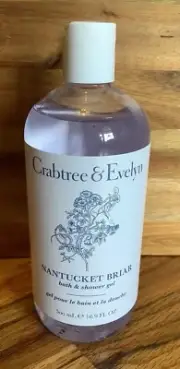 Crabtree & Evelyn NANTUCKET BRIAR BATH & SHOWER GEL / 16.9oz / 500 ml