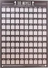 Gift Republic 100 Movies Bucket List Scratch Poster