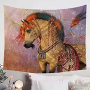 Spectacular and Unique Oriental Unicorn Tapestry