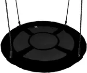 100Cm Disc Giant Nest Web Rope Hanging Tree Swing Seat Set Heavy Duty Easy to Se