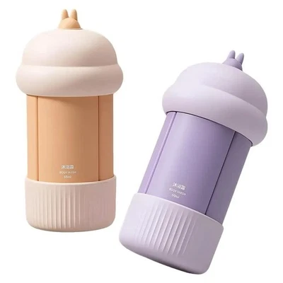 4 In 1 Travel Jars for Soap Shower Gel Lotion Portable Liquid Dispenser Bottle