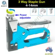 3 IN 1 HEAVY DUTY STAPLE GUN TACKER UPHOLSTERY STAPLER 600 FREE STAPLES BT9205