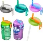Soda Can Lids Silicone Straws Can Covers For Soda Bpa-free Reusable Jar Cap