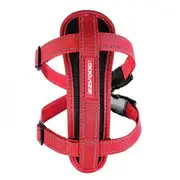 EzyDog Chest Plate Dog Harness with Car Seatbelt Attachment - Small (37-60cm Girth) / Purple