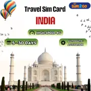 India Travel Sim Card High Speed Data 4G/LTE