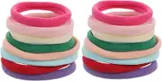 SOPOTUTU 16pcs Braided Rope Macrame Craft Loops Band Assort Braided Craft Loops Rainbow Potholder Loom Craft Supplies Girl Elastic Thread Potholder Loom Replacement Loops Weave Nylon