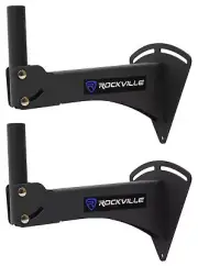 Pair Rockville Adjustable PA Wall Mount Brackets for Behringer VP1520 Speakers