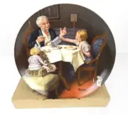 The Gourmet By Norman Rockwell - Knowles 8.5" Porcelain Collector Plate