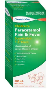 Chemists' Own Children's Paracetamol 1-5 Years 200ml (Expiry 09/2025)