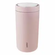 Stelton To Go Click Mug, Drinking Mug, Cup, Stainless Steel Soft Rose, 200 ml