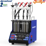 Car GDI Fuel Injector Tester Ultrasonic Cleaner Flow Tester Clean Machine Combo