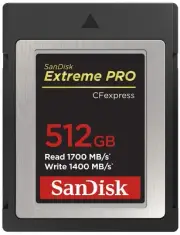 SanDisk 512GB Extreme PRO CFexpress Card Type B - SDCFE-512G-GN4IN