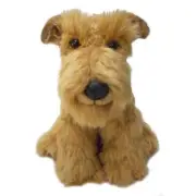 Airedale Terrier Dog Black 9.5"/24cm Stuffed Animal Faithful Friends