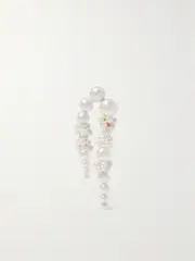[Sophie Bille Brahe] Sophie Bille Brahe - Palais De Nuit 14-karat Gold Pearl Single Earring - White - R R White