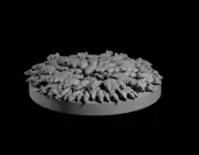 Swarm of Rats (2pcs) Monster Manual 28mm Scale DND D&D Tabletop Mini