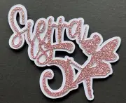 Layered Fairy themed cake topper, many colours available