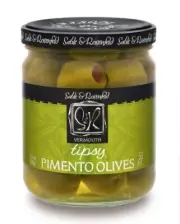 Sable & Rosenfeld Tipsy Olives - Green Olives Stuffed with Pimento,10.6 oz, 6Pk