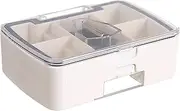 Pill Splitter | Travel Pill Container Grinder Cutter | Small Pill Box, Pill Splitter for Small Or Large Pills, Cuts Tablets, Portable Pill Crusher for Purse Pocket