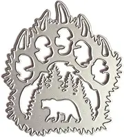 Christmas Bear Paw Metal Die Cuts, Cutting Dies for Card Making Clearance, Embossing Dies for Scrapbooking, DIY Album Paper Cards Decoration
