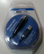 Cable Audio Alesis Mic Link Soundcard - Adaptor XLR USB for Microphone - Blister