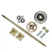 810mm Go Kart Rear Axle Live Kits Assembly Sprocket Pillow Block Quad ATV Trikes