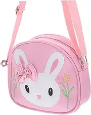 [MOBUTOFU] Girls Purse Little Girls Crossbody Bag Fun Bunny Pattern for Boys and Girls Shoulder Bag
