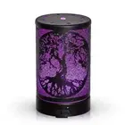 Tree of Life 90340 Ultrasonic Aromatherapy Essential Oil Diffuser 100ml Black