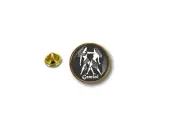 pins pin's flag badge metal lapel hat button biker on zodiac gemini