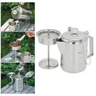 Portable Stainless Steel Camping Coffee Cup French Press Coffee Maker
