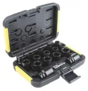 Dewalt SOCKET SET DT7506R-GB 17Pcs 6-27mm Metric 1/2" Square Drive, Alloy Steel